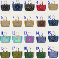 Sac fourre-tout de plage et de pique-nique style japonais à motif Paisley, matelassé, réversible, imprimé bandana, brodé, avec fermeture éclair, sac à bandoulière toutes saisons