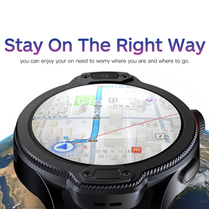 GAOKE W01 Pro Round Smartwatch 4G Sim Hombres Fitness Impermeable al aire libre <span class=keywords><strong>Android</strong></span> Relojes Smart Watch con Camara Reloj Inteligente - Product Image 2