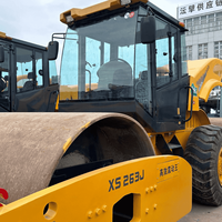 Dynapac Sakai Bomag 3-6 Ton Double Drum Vibratory Road Roller dengan Motor Bekas Komponen Inti Getaran Kecil Mesin Pompa