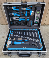 Jeu d'Outils à Main Professionnel de 498 Pièces en Acier au Carbone, Coffret OEM avec Emballage Carton en Aluminium