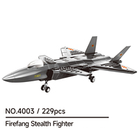 Ensemble de jouets de construction éducatifs pour enfants, collection d'avions militaires, blocs de construction d'avions de chasse F15 P51, personnalisable