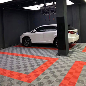 Dalles de sol de garage emboîtables 40*40*1.8cm, tapis de sol pour lavage de voiture, <span class=keywords><strong>dalle</strong></span> de sol multifonction pour garage - Product Image 3
