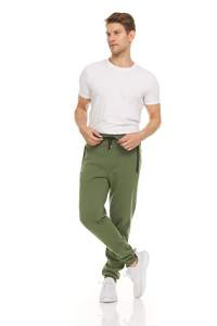Pantalones Deportivos Casuales de Lona para Hombre con Bolsillo con Cremallera en la Cintura Media - Product Image 4