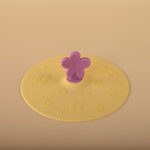 Tapa de Silicona Redonda con Diseño Floral, Universal para Tazas de Boca Ancha, Atractiva, Antipolvo, de Grado Alimenticio, para Cocina - Product Image 4