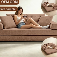 Canapé-lit pliable personnalisé en mousse haute densité compressée sous vide, confortable pour la sieste au bureau