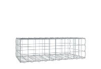 Panier gabion galvanisé robuste 1x1,2m en treillis métallique pour clôture de sécurité agricole et de jardin