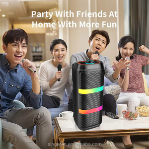 Zqs4305 Không Dây RGB Đèn Ngoài Trời Quảng Trường Nhảy Công Suất Cao Không Dây Microphone Hệ Thống Âm Thanh Loa Âm Nhạc Máy Nghe Nhạc Loa - Product Image 6