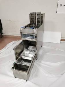 Friteuse numérique à double cuve et 2 paniers avec chariot à huile mobile, équipement de cuisine professionnelle <span class=keywords><strong>Campbon</strong></span>.ZH-18A-1TS - Product Image 3