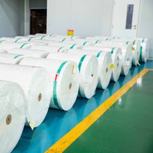 Papier de cuisson enduit de silicone Double face sans fluorescence papier d'emballage de rouleau Jumbo pour pain et biscuits de qualité alimentaire tailles variables - Product Image 2