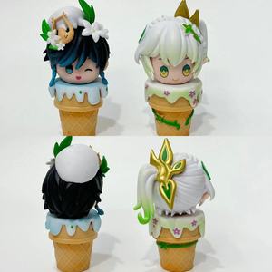 เก็นชิน อิมแพ็คตัวละครฟิกเกอร์ของเล่นไอศกรีมโคนนาฮิดะแอคชั่นฟิกเกอร์รุ่น Q ชุดของเล่นโมเดลพลาสติกคอลเลกชันเด็ก - Product Image 3