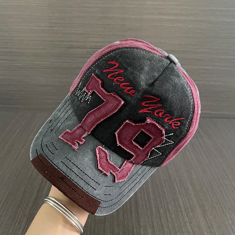 Unisex 5 Panel Cotton Baseball Hat Digital Print Embroidered Letter ...