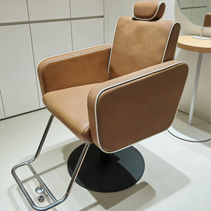 Sillón de Barbería Reclinable Negro para Hombre, Silla Profesional para Corte de Cabello, Silla Hidráulica para Salón de Belleza DM - Product Image 5