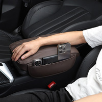 Direct usine : Organisateur de boîte d'accoudoir de voiture en cuir, rehausseur de hauteur et coussin de rangement pour voiture