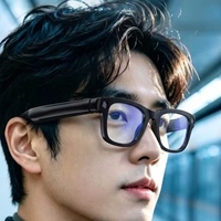 Lunettes Intelligentes AI SENDER T100 avec Caméra HD 1080P, Traduction en Temps Réel, Verres Anti-Lumière Bleue, Étanchéité IP68 et Commande Vocale