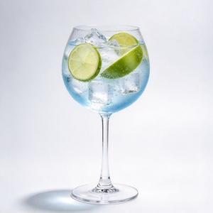 640ml Custom Logo Handmade Long Stem Lead Free Crystal Clear Balloon Cocktail Glasses, Large Copa <strong>Gin</strong> Tonic Wine Goblet for Bar - Product Image 6