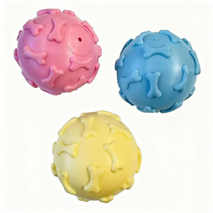 Jouets pour chiens en caoutchouc écologiques durables et qui couinent, petits, en vrac, pour usage intérieur - Product Image 3