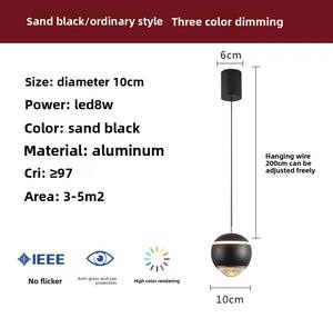 Lámpara colgante ajustable creativa nórdica moderna, candelabro de barra de noche minimalista transfronterizo para dormitorio - Product Image 6