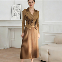 Vestido de mujer elegante e informal de poliéster 100% de gasa, corte A, largo hasta el suelo, talla grande, estilo europeo, americano y africano, transfronterizo.
