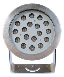 Submersible Marine 316L Stainless Steel Underwater Light Waterproof 24V RGB 54W LED Underwater Pool Light