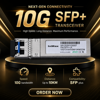 Module émetteur-récepteur optique 10G SFP+ LR 20 km SMF 1310 nm LC Duplex DDM, module optique à branchement à chaud compatible avec Cisco/Huawei