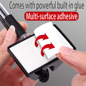 Bolígrafo Antipérdida con Punta de Gel de 0.5mm, Retráctil, con Logotipo Personalizado para Uso en Bancos/Oficinas, Venta al Por Mayor, Muestra Gratis - Product Image 5