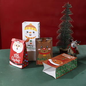 Sac en papier personnalisé écologique avec LOGO <span class=keywords><strong>amazon</strong></span>, sac cadeau <span class=keywords><strong>de</strong></span> noël, sac <span class=keywords><strong>de</strong></span> fête <span class=keywords><strong>de</strong></span> vendeur - Product Image 1