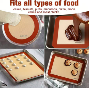 Thickened Non-stick Silicone Baking <b>Mat</b> Dough <b>Rolling</b> Pad Silicone Panel Chopping Board for Kitchen Pastry Baking - Product Image 3