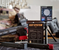 Système de cible de tir intelligent à détection laser pour entraînement IPSC, cibles réactives, configuration de pratique sans fil