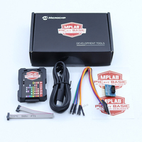 Débogueur et programmeur en circuit MPLAB PICkit Basic PG 164110 avec connecteur femelle 1x8 pour développement de microcontrôleurs PIC AVR MCU