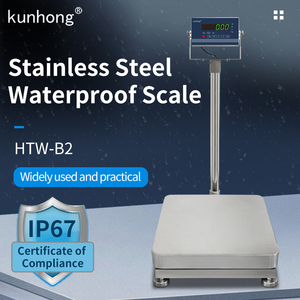 HTW-B2-IP67 400*500mm High Accuracy Wireless <strong>Scale</strong> Weighing <strong>Platform</strong> <strong>Scale</strong> Stainless Steel LED Display <strong>Bench</strong> <strong>Scale</strong> 300kg/500kg - Product Image 6