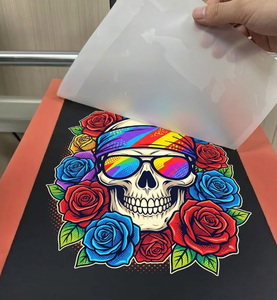 Autocollants thermocollants personnalisés en polyester et silicone 3D gaufrés lavables sur le thème de l'horreur pour mugs de 16 oz – Transfert thermique - Product Image 1