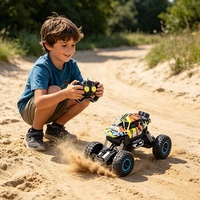 Voiture de course RC HT YD18D-5 à l'échelle 1/20 avec télécommande, prête à l'emploi, portée de 30 à 50 m, moteur électrique à balais, tout-terrain