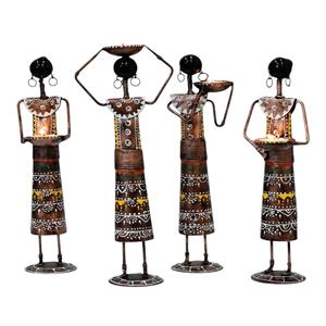 Elegant Labour Lady Black <b>Set</b> Of Four Designed For Office Decor And Accessories Enhancing Workspace Style With <b>Artistic</b> - Product Image 1