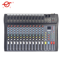 Mélangeur audio professionnel système de sonorisation mélangeur bluetooth usb 4 6 8 12 16 canaux