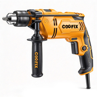 Perceuse à percussion filaire COOFIX 710W, mandrin métallique 13 mm, 2800 tr/min, vitesse variable pour mur, bois, métal