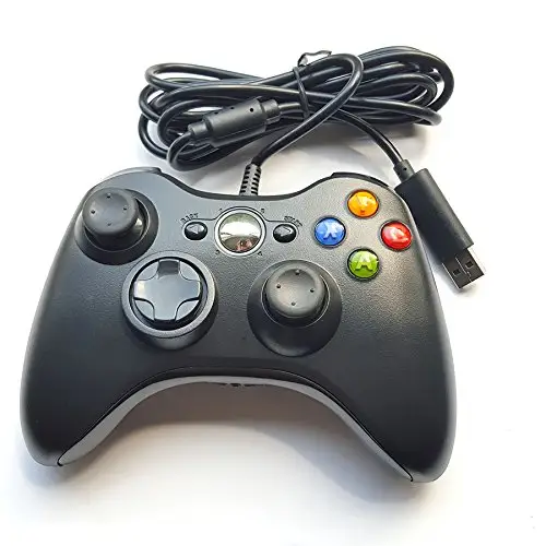 Xbox 360およびPCUSBゲームパッド用の有線売れ筋ゲームジョイスティックコントローラー