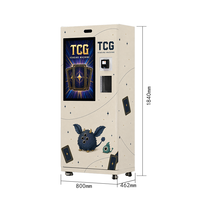 Distributeur automatique DKM autonome grande capacité pour cartes à collectionner avec distribution par élévateur et écran tactile 32 pouces