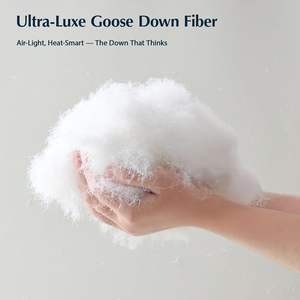 Piumino Delicato sulla Pelle con Imbottitura in Piuma d'Oca e Piumino, Cuciture a Doppia Piegatura, Leggero e Confortevole - Product Image 5