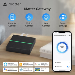 LangYeao Matter Gateway Zigbee Thread, Control LAN por RJ45, Funciona sin Conexión con Apple HomeKit, <span class=keywords><strong>Alexa</strong></span>, Google Home, Tuya - Product Image 6