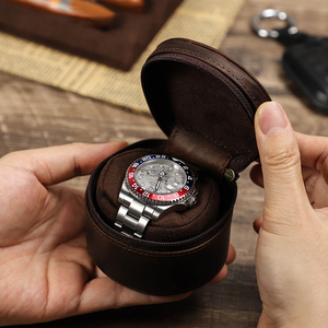 Caja Organizadora de Relojes Personalizada, Estuche de Viaje de Cuero para Joyería, Caja de Regalo Enrollable para Relojes - Product Image 1