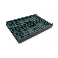 Conteneurs/Caissons en plastique pliables écologiques et durables pour l'agriculture, fruits et légumes, paniers pliants – Vente en gros usine