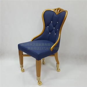 Chaises de jeu pour joueurs à dossier haut, fauteuil de <span class=keywords><strong>casino</strong></span> de luxe, roulettes en acier inoxydable, chaise de poker pour hôtel - Product Image 2