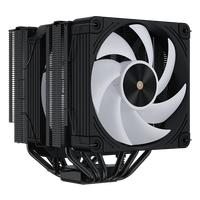 COOLLEO Etian P60T Performance Noir ARGB (V2) Double Tour 6 Caloduc Air CPU Cooler CPU Cooling LGA 115X/1200/1700/1851 AMD