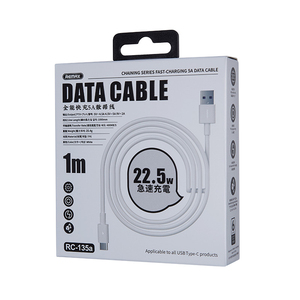 Remax RC-175C เราสายชาร์จข้อมูลแบบ5A สีขาว Type-C ไปยัง Type-C สาย <span class=keywords><strong>USB</strong></span> แอนดรอยด์ - Product Image 2