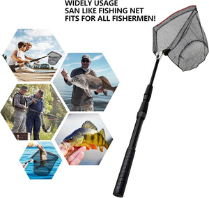 Épuisette de pêche pliable et extensible, légère, robuste, multifonctionnelle, avec poignée antidérapante, pour la pêche en <span class=keywords><strong>mer</strong></span> et les activités nautiques en haute <span class=keywords><strong>mer</strong></span> - Product Image 6