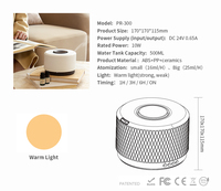 Diffuseur d'arômes électrique en céramique de luxe, humidificateur d'air à ultrasons super silencieux à brume froide pour hôtels et salles de réunion
