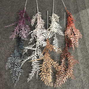 Fiori Artificiali in Plastica a Ramo Lungo con Foglie a Mezzaluna per Decorazioni di Natale, Capodanno e Capodanno Cinese - Product Image 5