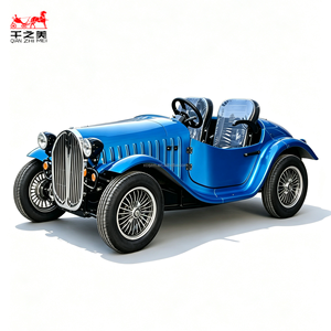 Vendita Diretta dalla Fabbrica: Auto Elettrica Classica a 2 Posti e 4 Ruote, Stile Vintage Retrò, Golf Cart Personalizzabile nel Colore, Auto Elettrica Vintage - Product Image 3