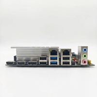 TOPC AMD Ryzen 9 8945HS SOC Motherboard 170x170mm Dual 2.5G LAN PCIe4.0 X8 DDR5 128GB Visi Mesin Komputasi Tepi Industri