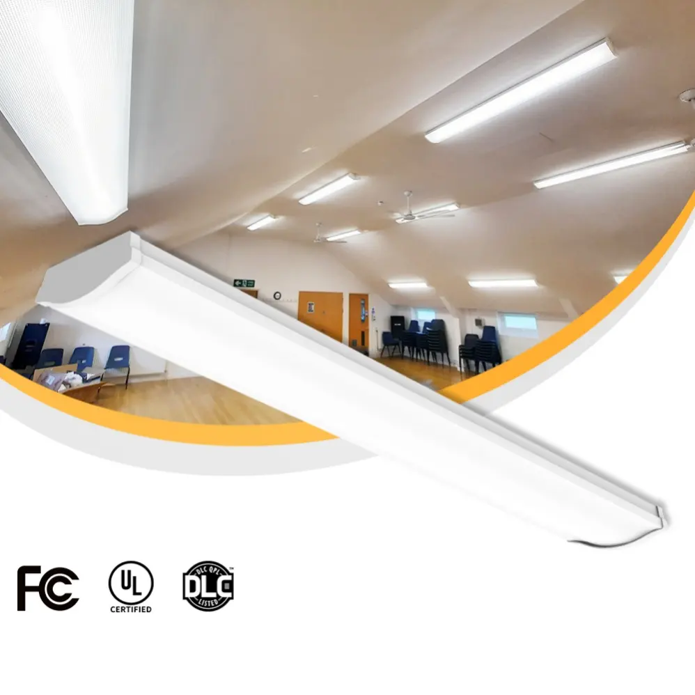 Светодиодный алюминиевый профиль, Встраиваемый светодиодный линейный светильник, сертифицированное освещение, современный светодиодный потолочный светильник для гаража